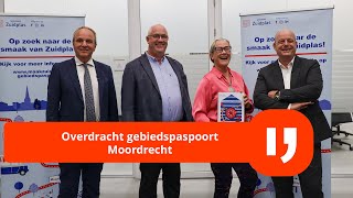 Overhandiging gebiedspaspoort Moordrecht [upl. by Ginnifer]