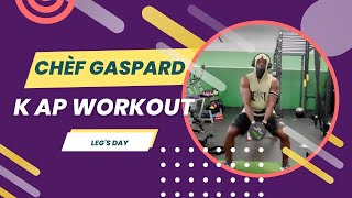 Workout with Gaspard Legs day [upl. by Akinajnat]