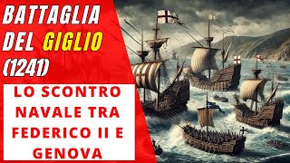 Battaglia del Giglio 1241  Lo scontro navale tra Federico II e Genova [upl. by Asiuol18]