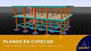 OBTENER PLANOS ESTRUCTURALES EN CYPECAD 2021 [upl. by Dennison891]