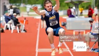 Justin Dreyling Long Jump and Triple Jump Progression [upl. by Ahsener58]