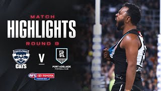 Geelong v Port Adelaide Highlights  Round 9 2024  AFL [upl. by Adnaerb56]