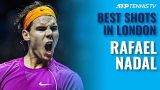 Rafael Nadal Best ATP Finals Shots in London [upl. by Accemahs]