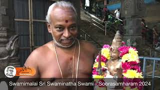 Swamimalai Sri Swaminatha Swami  Soorasamharam 2024 [upl. by Gwennie]