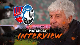 UEL MD6  RakówAtalanta  Gian Piero Gasperini quotPartita molto importante per chi giocheràquot EN SUB [upl. by Ahcsap251]