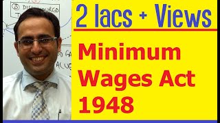 Introduction to Minimum Wages Act 1948 Video1  for CS CMA amp LLB [upl. by Araht781]