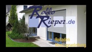 Anleitung zur Montage und Aufmaß eines Rolladen von Rollo Rieper [upl. by Corabelle]