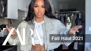 ZARA FALL HAUL 2021 [upl. by Boyer739]