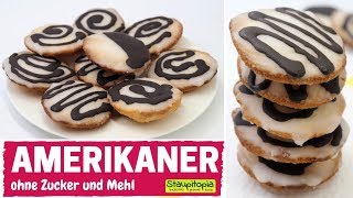 Zuckerfreie Amerikaner backen mit gemahlenen Mandeln  Schnelle und einfache Low Carb Rezepte [upl. by Vola815]