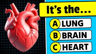 🧠 Can You Pass This Human Body Quiz 🧍💪🧬 General Knowledge Quiz [upl. by Nileve]