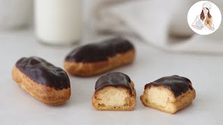 How to Make Eclairs  Chocolate Eclair Recipe [upl. by Nire129]