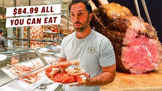 MAN vs Biggest BUFFET in Las Vegas 🇺🇸 [upl. by Sitarski]