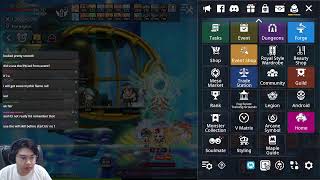 Maplestory M  Texting 70m Cap SC With Event IED [upl. by Vitale]