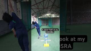 How to bowl the Doosra  Cricket Shorts  Muralitharan  crickettips cricketskills cricket [upl. by Eada]