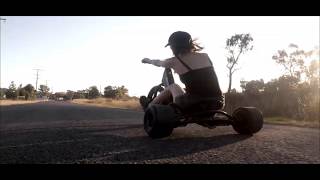 Electric Drift Trike FUN The FiiK Drifter  SHE LOVES IT [upl. by Eiramalegna]