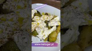 Keto brukselka z burratą przepis keto ketogar bezglutenu jedzenie dieta lowcarb [upl. by Evita]