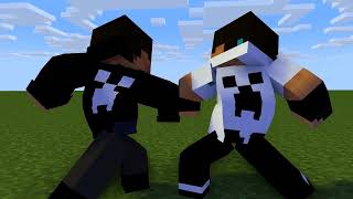 Best Herobrine brothers fight SadbrineOfficial [upl. by Afas403]