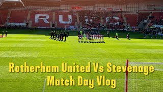 Rotherham United 20 Stevenage Vlog  202425 [upl. by Haronid]