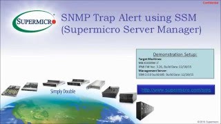 SNMP Trap configuration using SSM [upl. by Pantin]