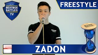 Zadon from Singapore  Freestyle  Beatbox Battle TV [upl. by Boj]