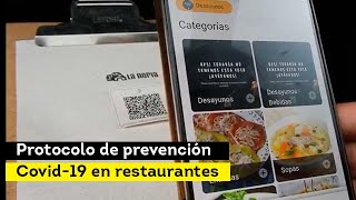 Protocolo de prevención Covid19 en restaurantes [upl. by Naicul]