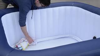 LayZSpa  How to pack away your hot tub [upl. by Arehs]