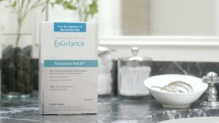 How to  Exuviance Performance Peel AP25  LovelySkin [upl. by Sivartal]