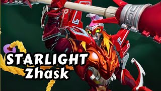 Its A Good Thing This Skin Comes in Red Otherwise Its Ugleh  Zhask Starlight ML Shinmen Takezo [upl. by Butcher500]