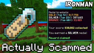 So I Got Scammed Hypixel Skyblock IRONMAN 180 [upl. by Aggri170]