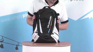 Salomon All Round 25 Backpack  Black  wwwsimplypistecom [upl. by Gnad221]