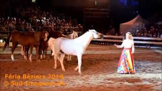 FERIA BÉZIERS 2018 © LES NUITS ÉQUESTRES  Sylvie Willms  CAVALS SUD [upl. by Aiket]