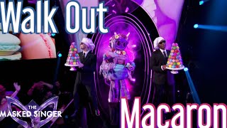 Macaron Walk Out  The Masked Singer USA Season 12 Ep 7 [upl. by Norrie]