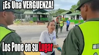 María Corina Machado REGAÑA a Guardias Chavistas que no La Querían Dejar Pasar [upl. by Ime]