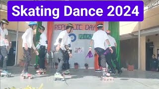 SKATING DANCE SHRI GURU NANAK HR SEC SCHOOL DAMOH MP [upl. by Garrick274]