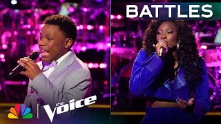 Jaukeem Fortson and Tsola Raise the Bar with Their Performance of quotHigher Lovequot  The Voice Battles [upl. by Elias]