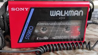 Sony Vintage Walkman Cassette Player ll Year 1984 ll Model WM22 ll SALE [upl. by Alberto751]