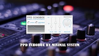 PPD Echobox  VST Free  Delay VST  Guitar test [upl. by Euqirrne734]