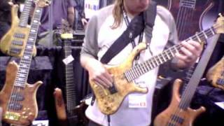 Doug Johns  Marleaux BassGuitars NAMM booth 2011 [upl. by Xam229]