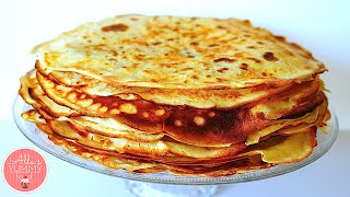 How to Make Blini  Russian Pancakes Recipe  Как сделать Блины [upl. by Otsuaf]