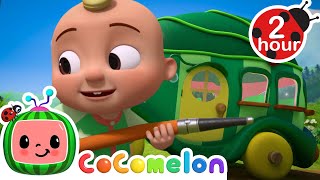 Washing the Bus 🚌  Cocomelon  Nursery Rhymes  Fun Cartoons For Kids [upl. by Eiahpets95]