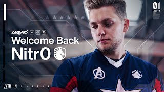 Welcome Back nitr0 to Team Liquid [upl. by Eceinhoj970]