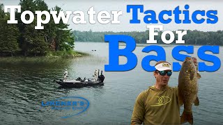 Topwater Tactics For Bass [upl. by Gottfried]