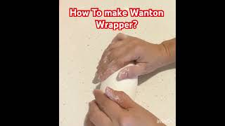 How to Make Wanton Wrapper easy viral video [upl. by Andrel]