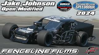 Jake Johnson Monaco Tri Track Modified Waterford Speedbowl 2024 [upl. by Relyt29]