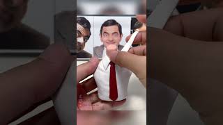 Clay Artisan JAY ：Creating a Funny Clay Portrait of Mr Bean [upl. by Heidt]