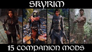 Best Follower Mods for Skyrim Part 1 [upl. by Yenhoj]