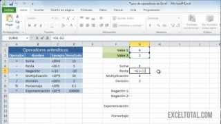 Orden de Operaciones en Excel  En 5 minutos [upl. by Ardnua]