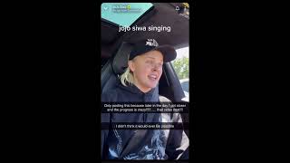 JOJO SIWA „SINGING“ TRAITOR [upl. by Ttayw]