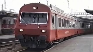 Trains CFF  SBB Züge  GareBahnhof GenèveGenf Cornavin  1992 13 [upl. by Kenwood]