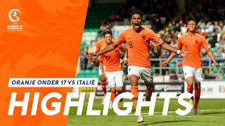 Highlights Oranje onder 17  Italië 2052019 EK Finale [upl. by Llezniuq28]